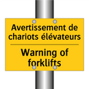 Avertissement de chariots élévateurs /.../ - Warning of forklifts