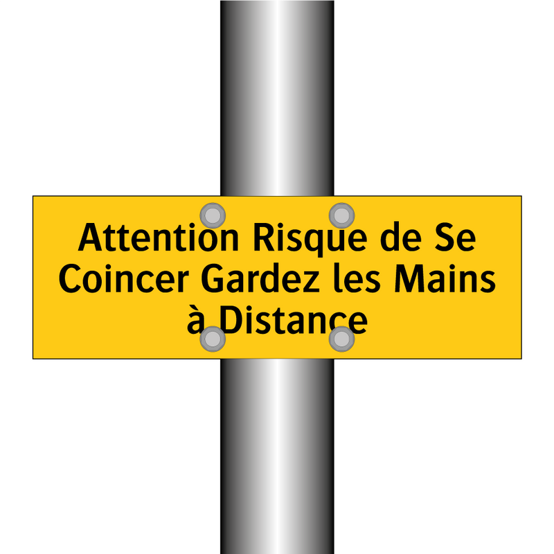 Attention Risque de Se Coincer Gardez les Mains à Distance