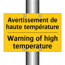 Avertissement de haute température /.../ - Warning of high temperature