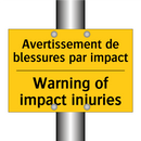 Avertissement de blessures par  /.../ - Warning of impact injuries