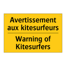 Avertissement aux kitesurfeurs - Warning of Kitesurfers