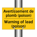 Avertissement de plomb (poison) /.../ - Warning of lead (poison)