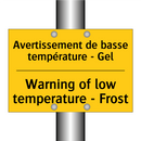Avertissement de basse température  /.../ - Warning of low temperature - Frost /.../