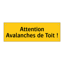 Attention Avalanches de Toit !