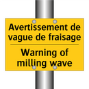 Avertissement de vague de fraisage /.../ - Warning of milling wave