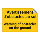 Avertissement d'obstacles au sol /.../ - Warning of obstacles on the ground /.../