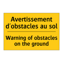 Avertissement d'obstacles au sol /.../ - Warning of obstacles on the ground /.../
