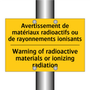 Avertissement de matériaux radioactifs  /.../ - Warning of radioactive materials  /.../