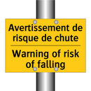 Avertissement de risque de chute /.../ - Warning of risk of falling