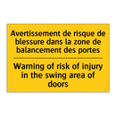 Avertissement de risque de blessure  /.../ - Warning of risk of injury in the  /.../
