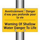 Avertissement : Danger d'eau peu  /.../ - Warning Of Shallow Water Danger  /.../