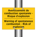 Avertissement de combustion spontanée  /.../ - Warning of spontaneous combustion  /.../