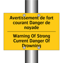 Avertissement de fort courant  /.../ - Warning Of Strong Current Danger  /.../