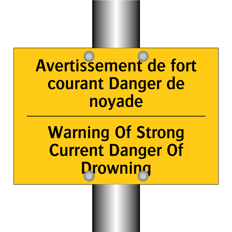 Avertissement de fort courant  /.../ - Warning Of Strong Current Danger  /.../