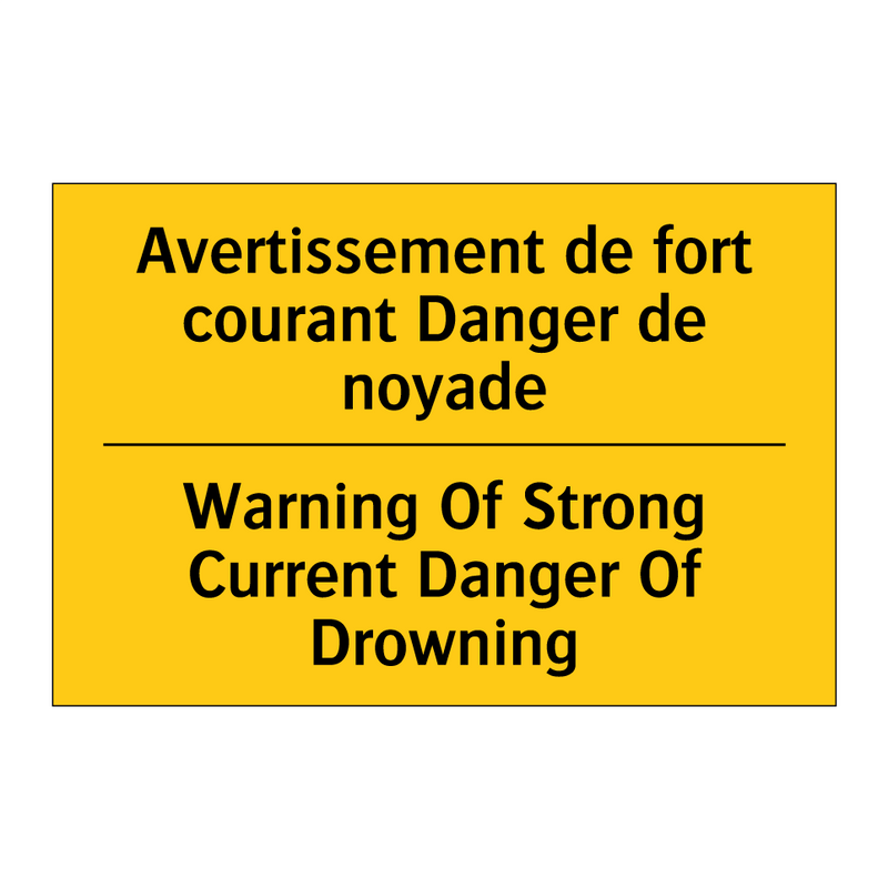 Avertissement de fort courant  /.../ - Warning Of Strong Current Danger  /.../