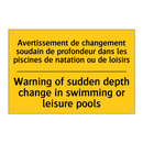 Avertissement de changement soudain  /.../ - Warning of sudden depth change  /.../