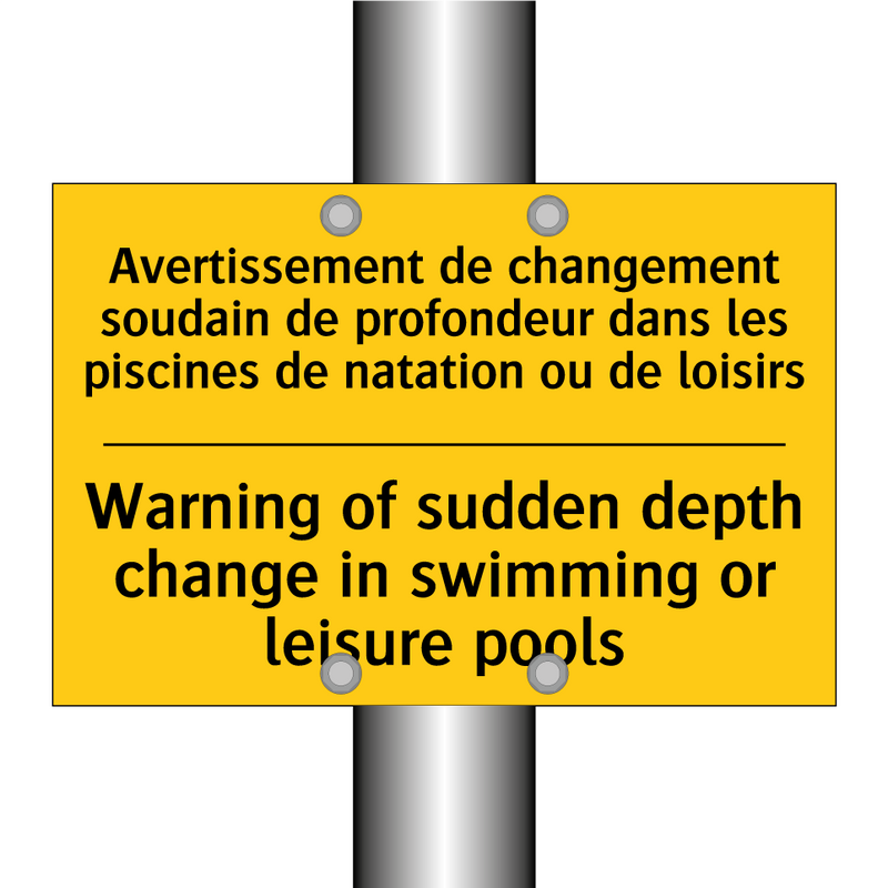 Avertissement de changement soudain  /.../ - Warning of sudden depth change  /.../