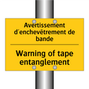 Avertissement d'enchevêtrement  /.../ - Warning of tape entanglement