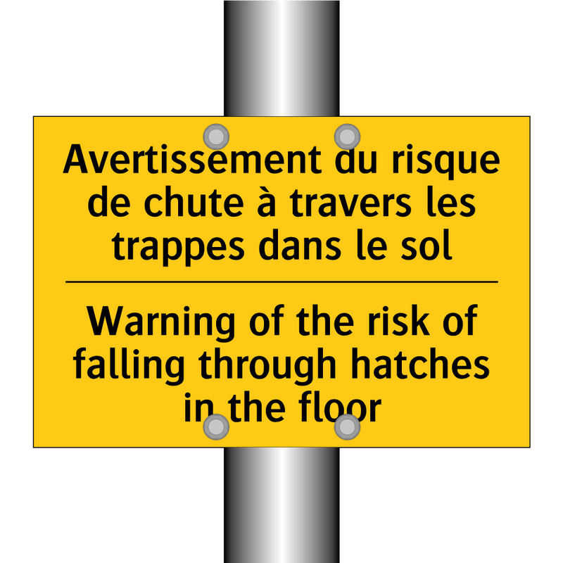 Avertissement du risque de chute  /.../ - Warning of the risk of falling  /.../