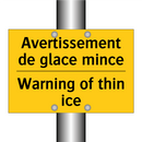 Avertissement de glace mince - Warning of thin ice