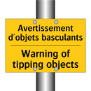 Avertissement d'objets basculants /.../ - Warning of tipping objects