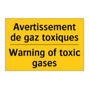 Avertissement de gaz toxiques - Warning of toxic gases