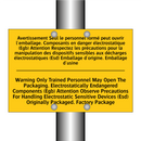 Avertissement Seul le personnel  /.../ - Warning Only Trained Personnel  /.../