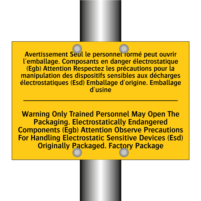 Avertissement Seul le personnel  /.../ - Warning Only Trained Personnel  /.../