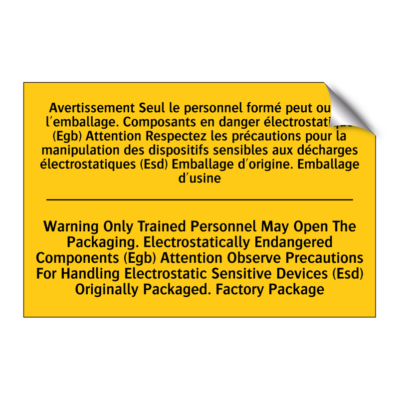 Avertissement Seul le personnel  /.../ - Warning Only Trained Personnel  /.../