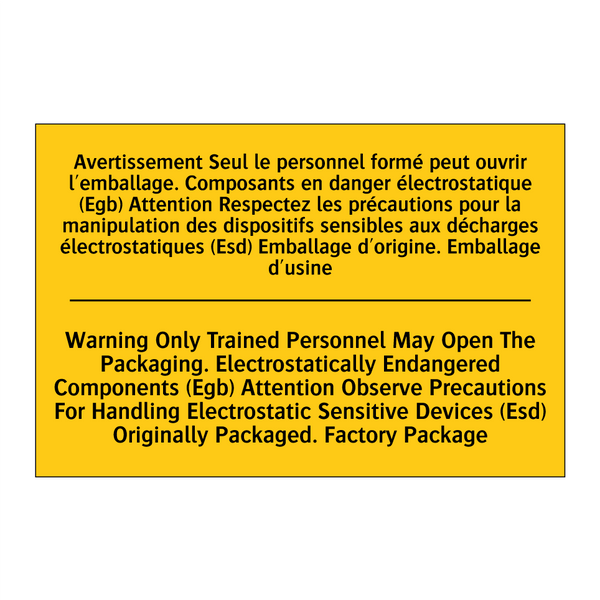 Avertissement Seul le personnel  /.../ - Warning Only Trained Personnel  /.../