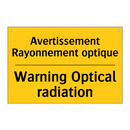 Avertissement Rayonnement optique /.../ - Warning Optical radiation