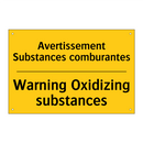 Avertissement Substances comburantes /.../ - Warning Oxidizing substances