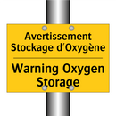 Avertissement Stockage d'Oxygène /.../ - Warning Oxygen Storage