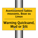 Avertissement Sables mouvants,  /.../ - Warning Quicksand, Mud or Silt