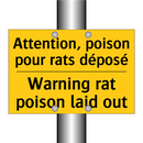 Attention, poison pour rats déposé /.../ - Warning rat poison laid out