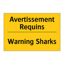 Avertissement Requins - Warning Sharks