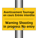 Avertissement Tournage en cours  /.../ - Warning Shooting in progress No  /.../