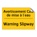 Avertissement Cale de mise à l'eau /.../ - Warning Slipway