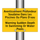 Avertissement Profondeur Soudaine  /.../ - Warning Sudden Depth In Swimming  /.../