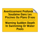 Avertissement Profondeur Soudaine  /.../ - Warning Sudden Depth In Swimming  /.../