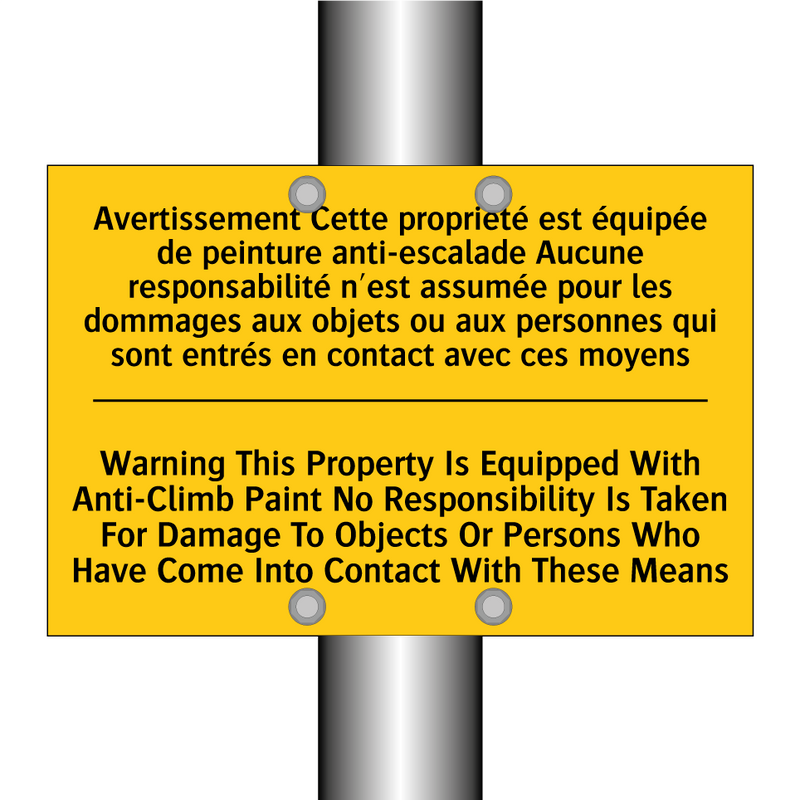 Avertissement Cette propriété  /.../ - Warning This Property Is Equipped  /.../