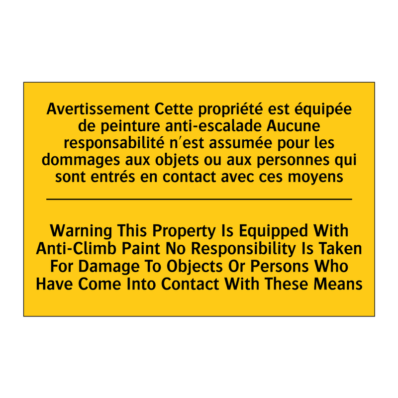 Avertissement Cette propriété  /.../ - Warning This Property Is Equipped  /.../