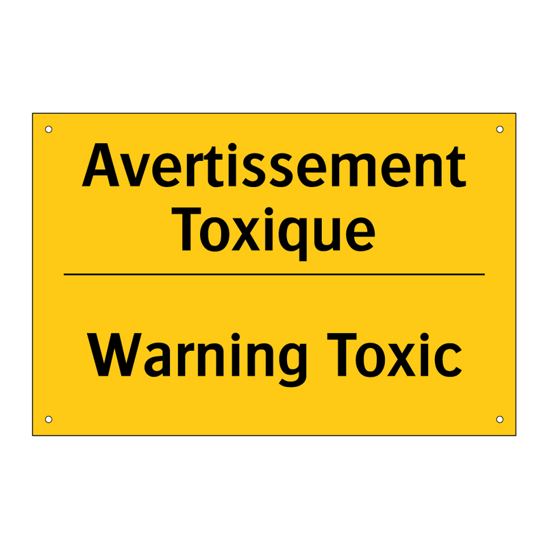 Avertissement Toxique - Warning Toxic