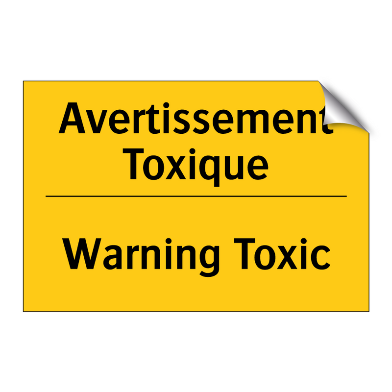 Avertissement Toxique - Warning Toxic