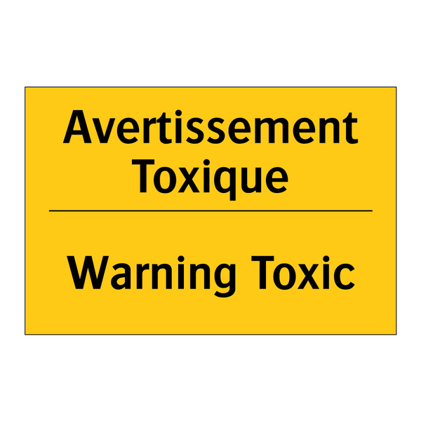 Avertissement Toxique - Warning Toxic