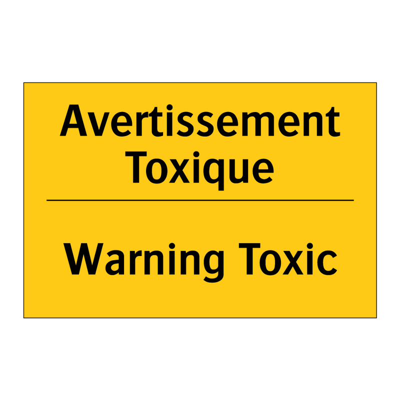 Avertissement Toxique - Warning Toxic