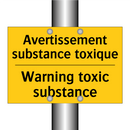 Avertissement substance toxique /.../ - Warning toxic substance
