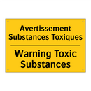 Avertissement Substances Toxiques /.../ - Warning Toxic Substances