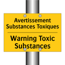 Avertissement Substances Toxiques /.../ - Warning Toxic Substances