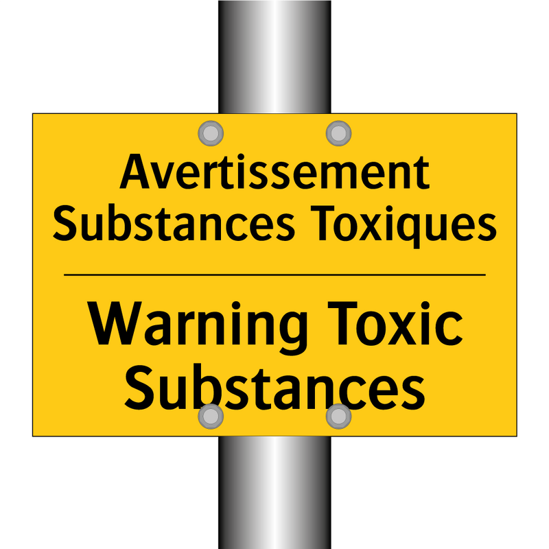 Avertissement Substances Toxiques /.../ - Warning Toxic Substances